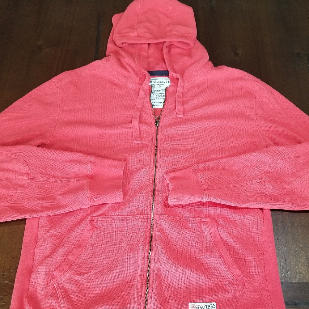 Nautica Jeans zipper hoodie. Size: L